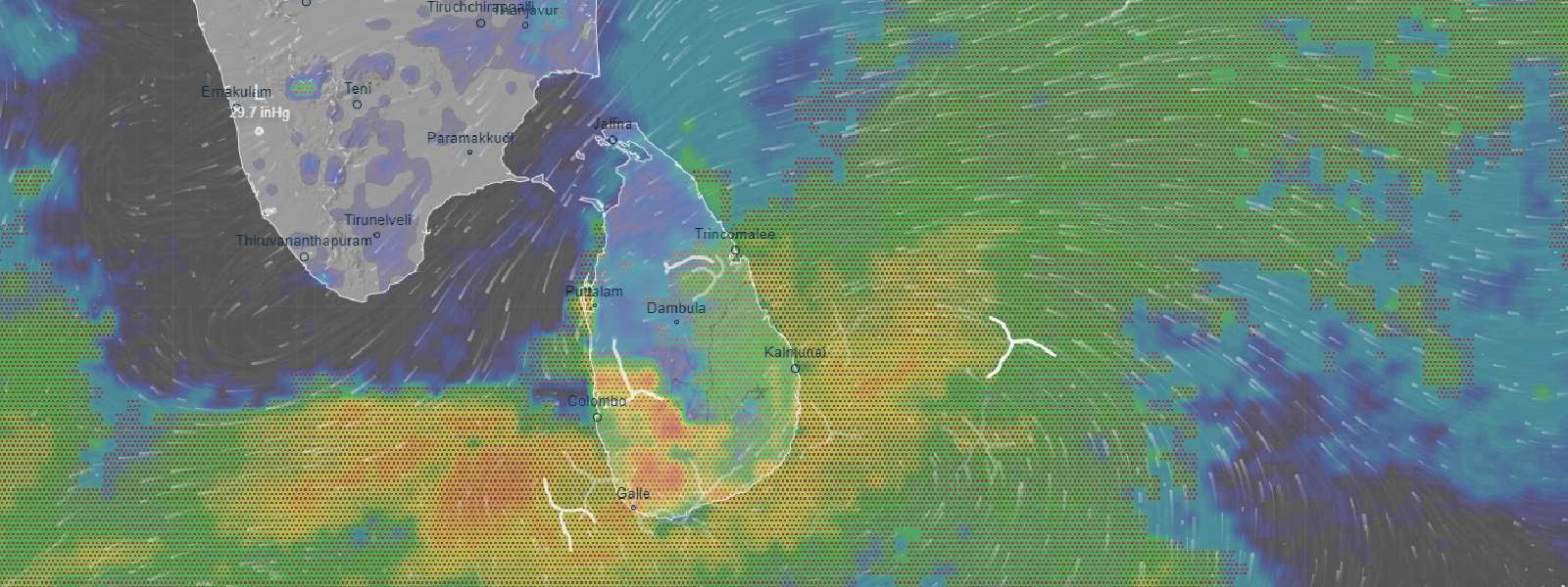 තද වැසි පිළිබඳ අවවාදාත්මක නිවේදනයක්